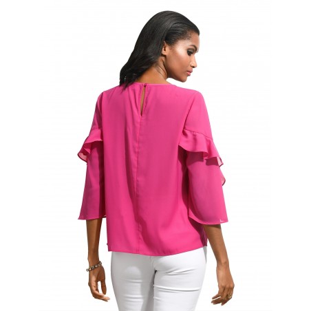 ALBA MODA palaidinė pusiau ilgomis varpelio formos rankovėmis