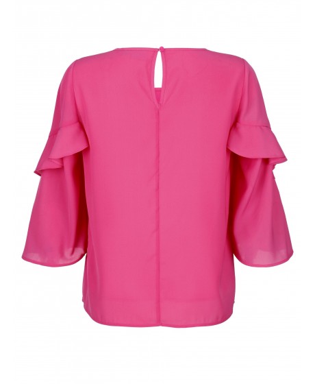 ALBA MODA palaidinė pusiau ilgomis varpelio formos rankovėmis