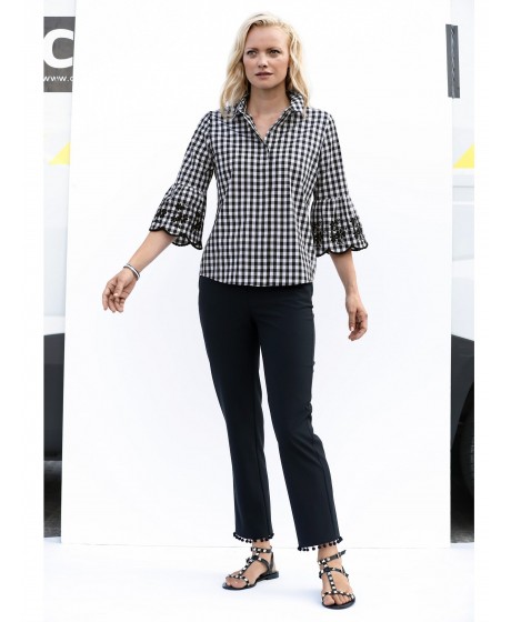 Klasikinio kirpimo MONA kelnės