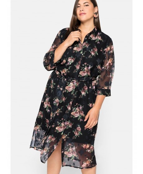 Sheego by Joe Browns šifono suknelė su pamušalu