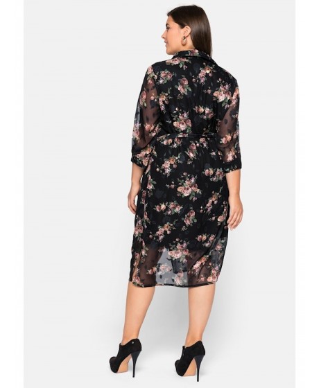 Sheego by Joe Browns šifono suknelė su pamušalu  - 3