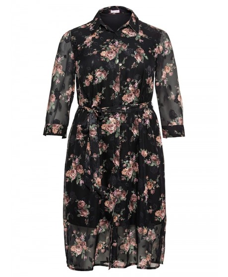 Sheego by Joe Browns šifono suknelė su pamušalu  - 4