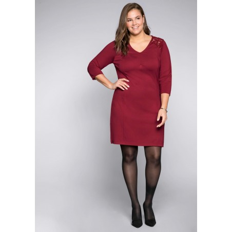 Trumpa Sheego džersio suknelė