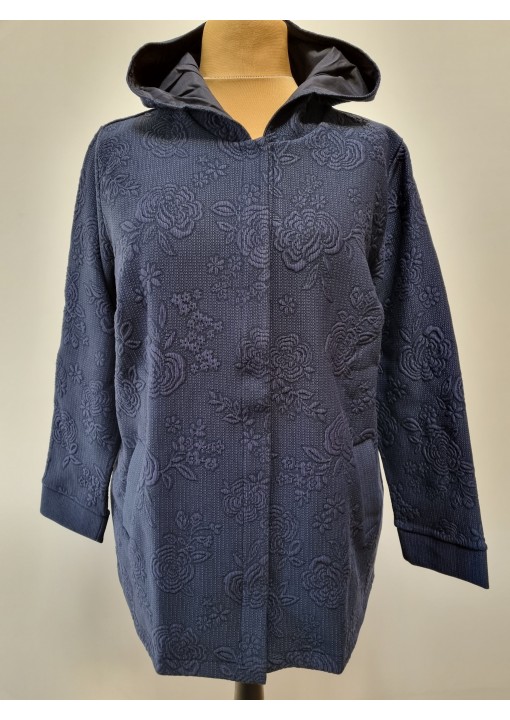 Ilgas MONA švarkas su gobtuvu