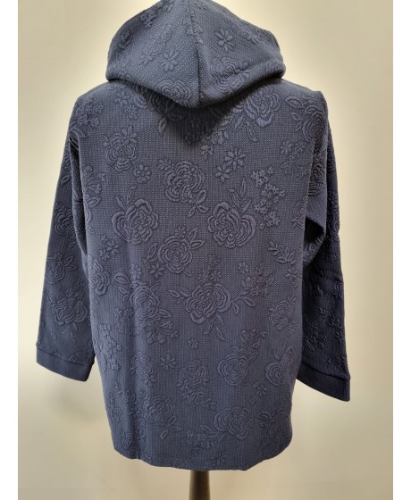 Ilgas MONA švarkas su gobtuvu