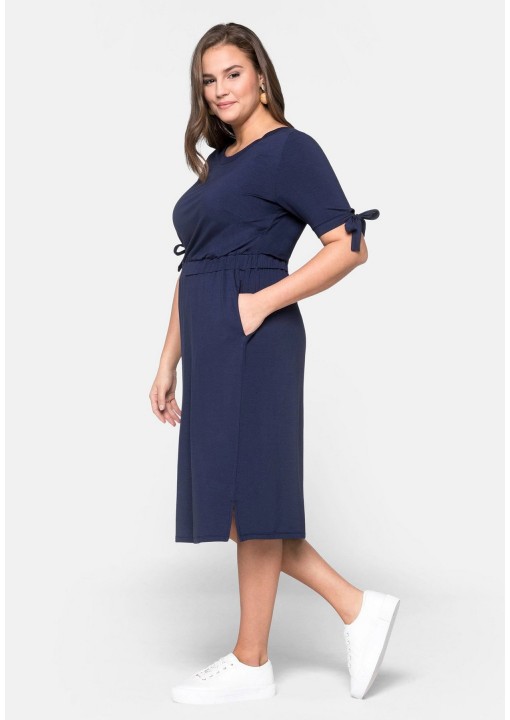 Sheego kelius dengianti trikotažo suknelė