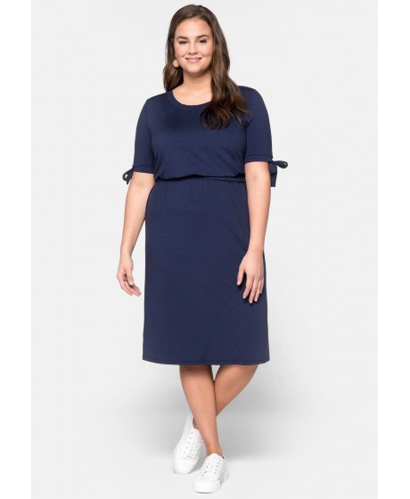 Sheego kelius dengianti trikotažo suknelė