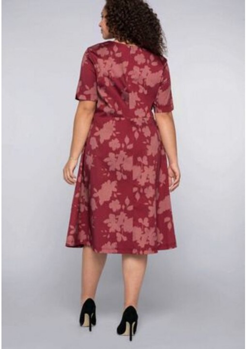 Sheego medvilnės suknelė su kūną formuojančiu apatiniu