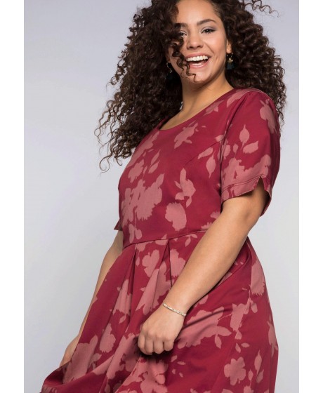 Sheego medvilnės suknelė su kūną formuojančiu apatiniu