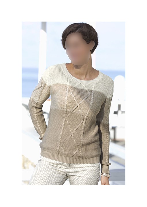 Raštuotas Anna Larssen megztinis