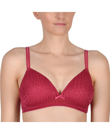 Avietinės spalvos Naturana liemenėlė