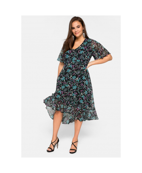 Lengva Sheego šifono suknelė su pamušalu