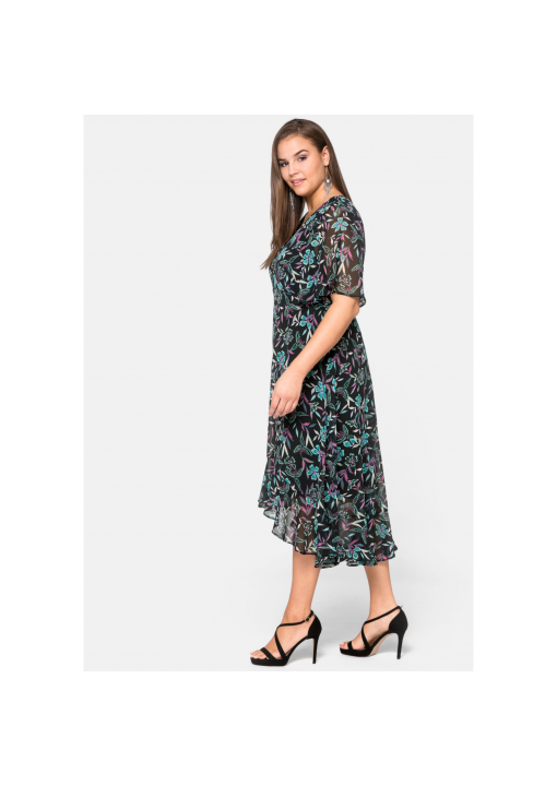 Lengva Sheego šifono suknelė su pamušalu