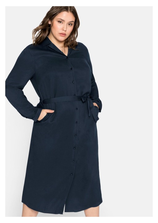 Marškinių tipo Sheego suknelė su kišenėmis