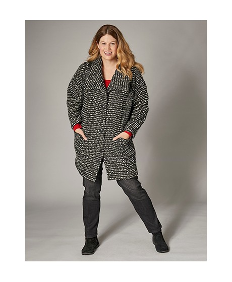 Emanuelle Vittoriano oversize stiliaus trumpas paltas  - 1