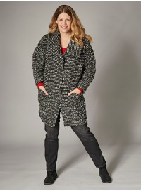 Emanuelle Vittoriano oversize stiliaus trumpas paltas  - 1