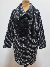 Emanuelle Vittoriano oversize stiliaus trumpas paltas  - 2