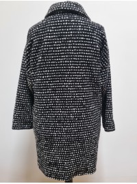 Emanuelle Vittoriano oversize stiliaus trumpas paltas  - 3