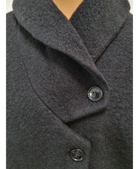 Emanuele Vittoriano oversize vilnonis paltas