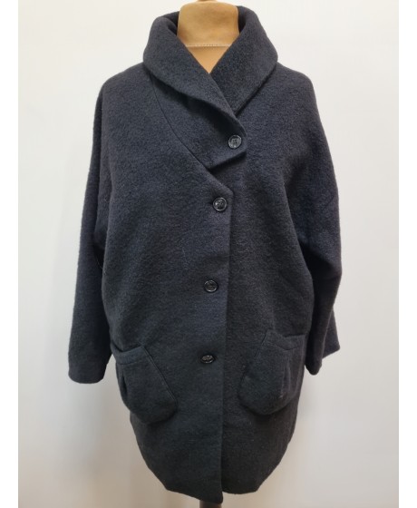 Emanuele Vittoriano oversize vilnonis paltas  - 4