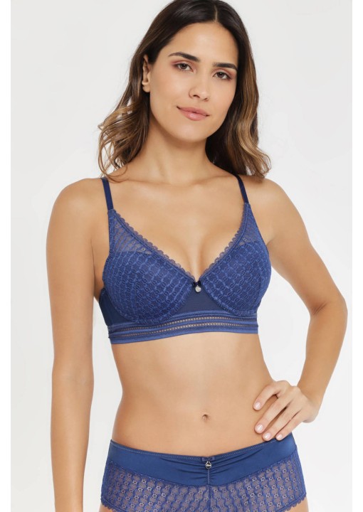 s.Oliver liemenėlė su PUSH UP Blue