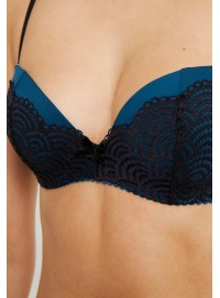 LASCANA liemenėlė su PUSH UP Ocean