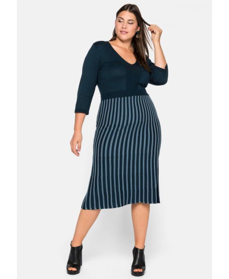 Plono mezgimo Sheego medvilnės suknelė