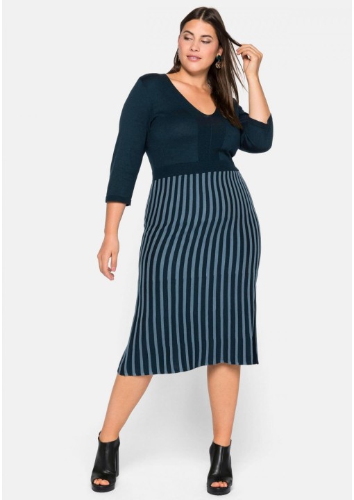 Plono mezgimo Sheego medvilnės suknelė