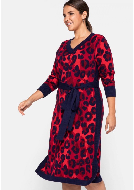 Šilta megzta Sheego suknelė