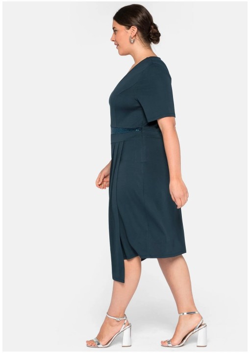 Puošni Sheego džersio suknelė