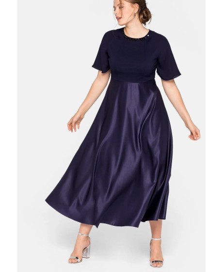 Vakarinė Sheego suknelė trikotažiniu viršumi