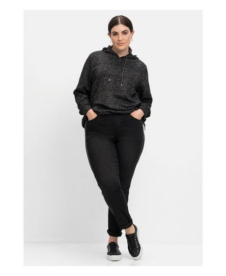 Sheego džinsai su dekoratyviomis šoninėmis siūlėmis