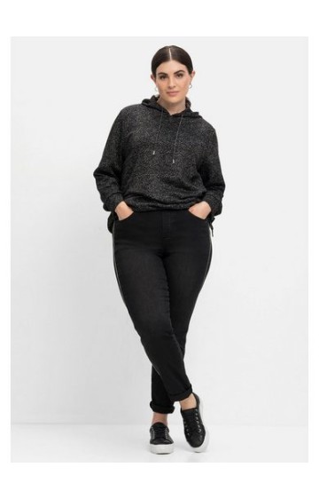 Sheego džinsai su dekoratyviomis šoninėmis siūlėmis