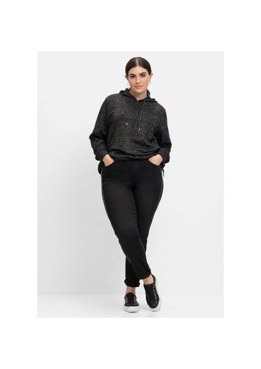 Sheego džinsai su dekoratyviomis šoninėmis siūlėmis