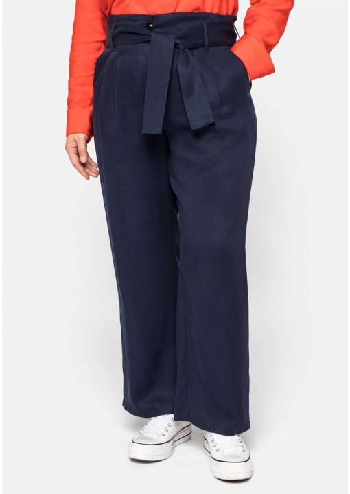 Plačios Sheego kelnės elastingu juosmeniu