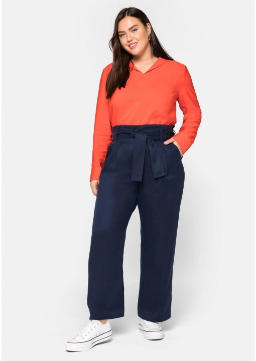 Plačios Sheego kelnės elastingu juosmeniu